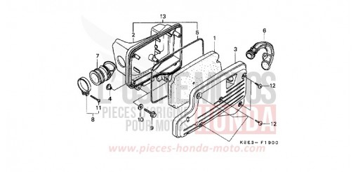 FILTRE A AIR SJ100X de 1999
